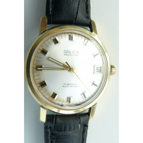Reloj Gruen Suizo En Oro Automatico 17 Rubis Año 60 Reloj de Coleccion