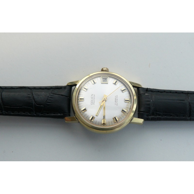 Reloj Gruen Suizo En Oro Automatico 17 Rubis A o 60 Reloj de